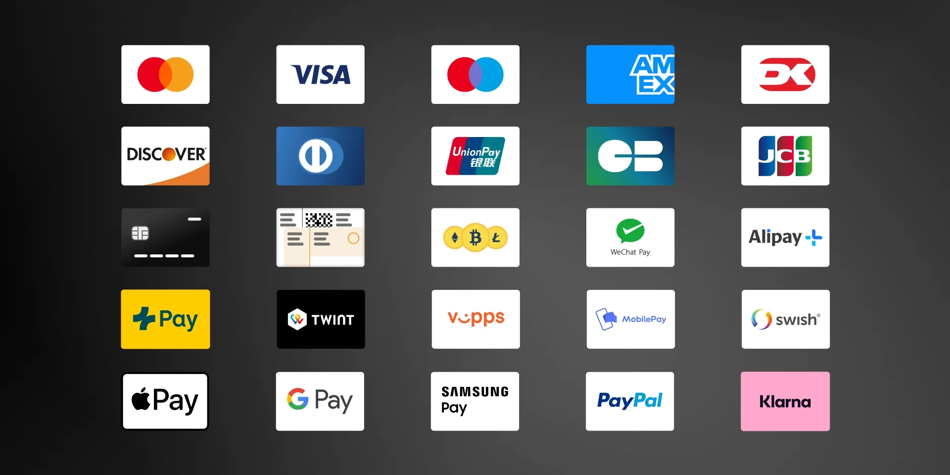 禁漫天堂支持的多种安全支付方式图标展示